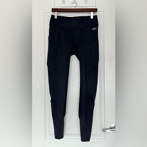 Kerrits Sit Tight Wind Pro Winter Riding Tights Black Sz M Equestrian HorseRider